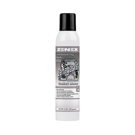 Zenex Zenagasket RTV Black net 8 oz. 1 Can 494615-1